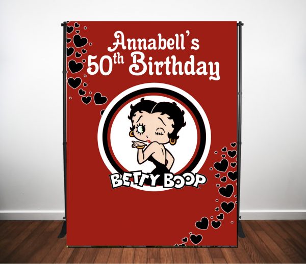 Betty Boop Backdrop