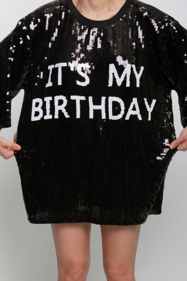 It's My Birthday Sequins Shirt - The Brat Shack Party Store