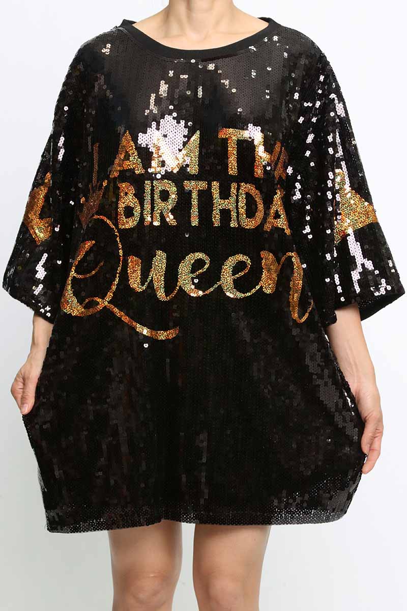 Birthday Queen Sequins Shirt - The Brat ...