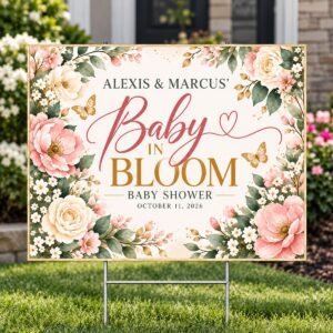 Baby in Bloom Garden Sign