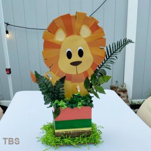 lion centerpieces for baby shower and birthday parties the brat shack