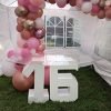 Number Table Display for Rent The Brat Shack