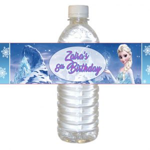 Frozen water labels