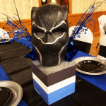 Black Panther Centerpiece made by the brat shack