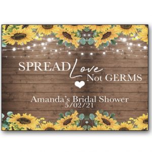 Sunflower theme personalized Label