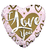Valentine's Day- I Love You Mylar Balloon 18"