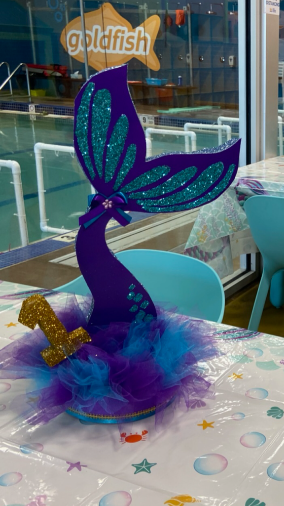 Mermaid Tail Centerpiece The Brat Shack Party Store NY