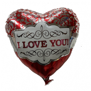 Valentine's Day-I Love You Mylar Balloon 18"