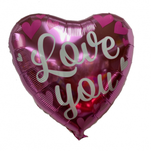 Valentine's Day- Love You Mylar Balloon 18"