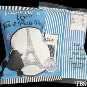 Paris theme chip bags