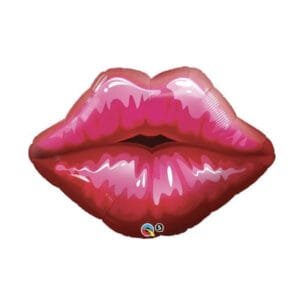 Valentines Day Big Kissey Lip Mylar