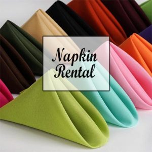 Napkins for rent