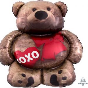 Valentine's Day- Cuddle Bear Mylar Supershape