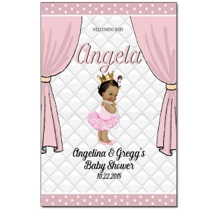 Little Princess with Tutu Baby Label