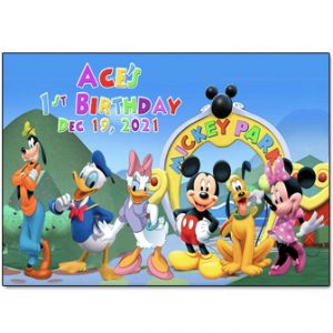 Mickey Mouse Clubhouse theme Label