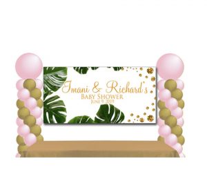 Choose custom made attractive baby banners for baby shower decoration from The Brat Shack