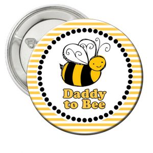 Bumble Bee Theme Family Button