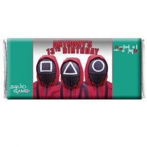 Squid Game theme Personalized Chocolate Wrapper