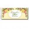 Elegant Floral Birthday Chocolate Wrapper The Brat Shack