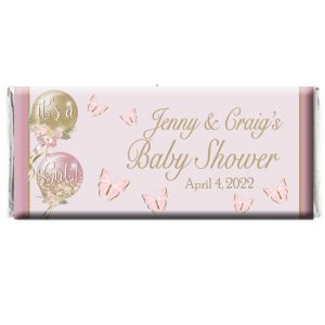 It's A Girl Baby Shower Chocolate Wrapper Personalized