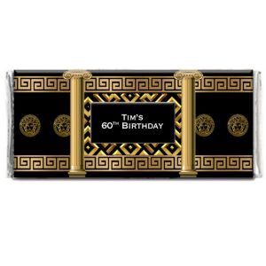 Versace Personalized Chocolate Wrapper
