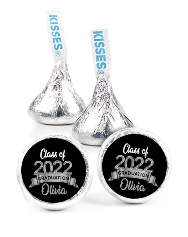Silver Diamond Graduation Kisses