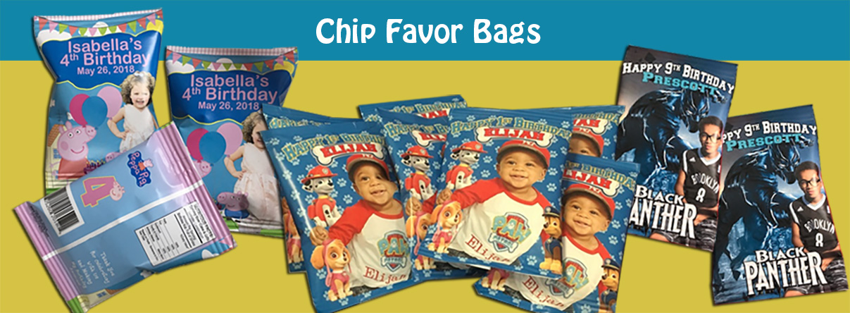 LV Baby Inspired Party Favor Chip Bags - The Brat Shack, NY