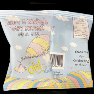 the brat shack party favor chip bag Oh the places you’ll go