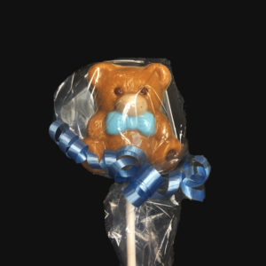 the brat shack teddy bear chocolate lollipops