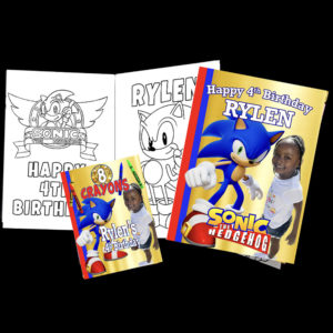 the brat shack sonic the hedgehog coloring sheet party favors