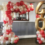 the brat shack 40th birthday party balloons
