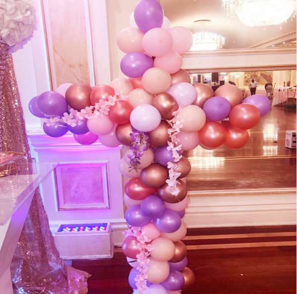 the brat shack balloon cross with flowers