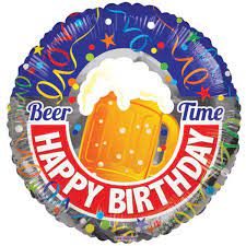 Beer Mug Happy Birthday Mylar #597