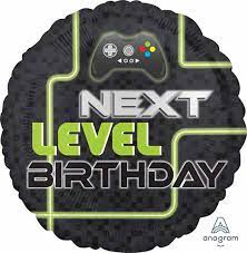 Next level Birthday Game On Controller Mylar