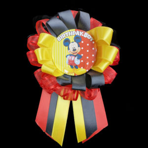 Mickey Mouse Birthday Corsage