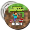 Minecraft Button The Brat Shack