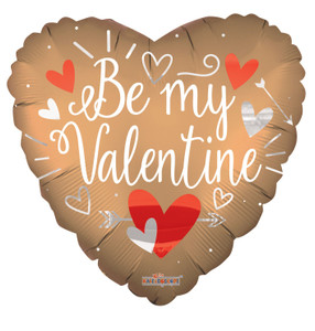 Valentine's Day- Be My Valentine Mylar Balloon 18"