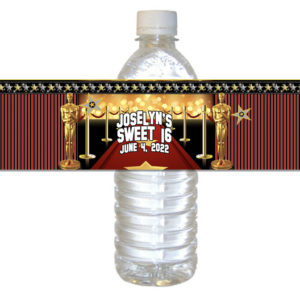 Hollywood water labels the brat shack