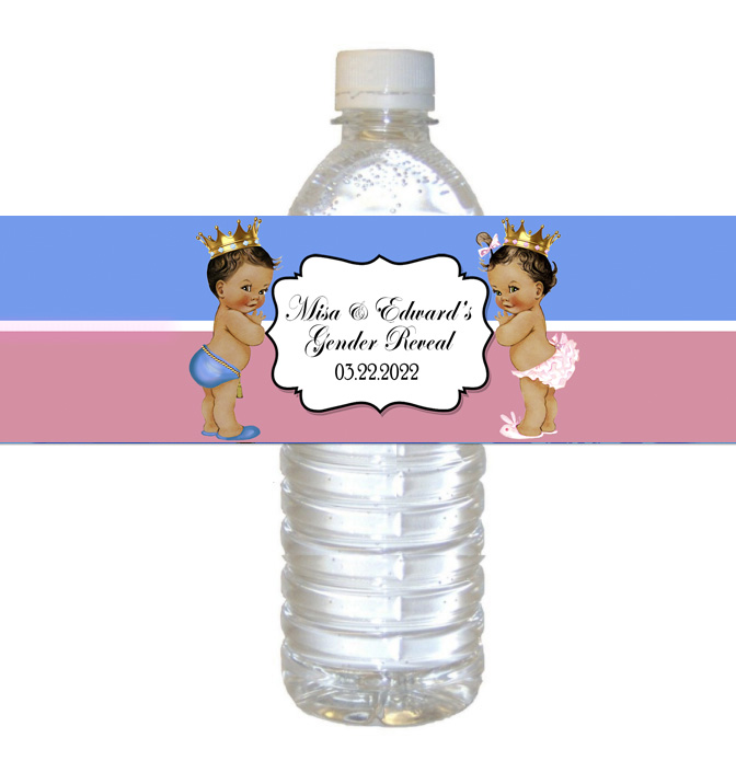 Personalized Boss Baby Theme Water Bottle Label available at The Brat Shack