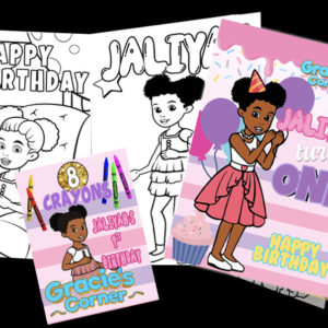 Gracie's Corner Coloring Sheet and Crayon Pack The Bra Shack