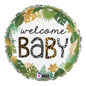 jungle welcome baby balloon the brat shack