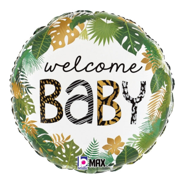 jungle welcome baby balloon the brat shack