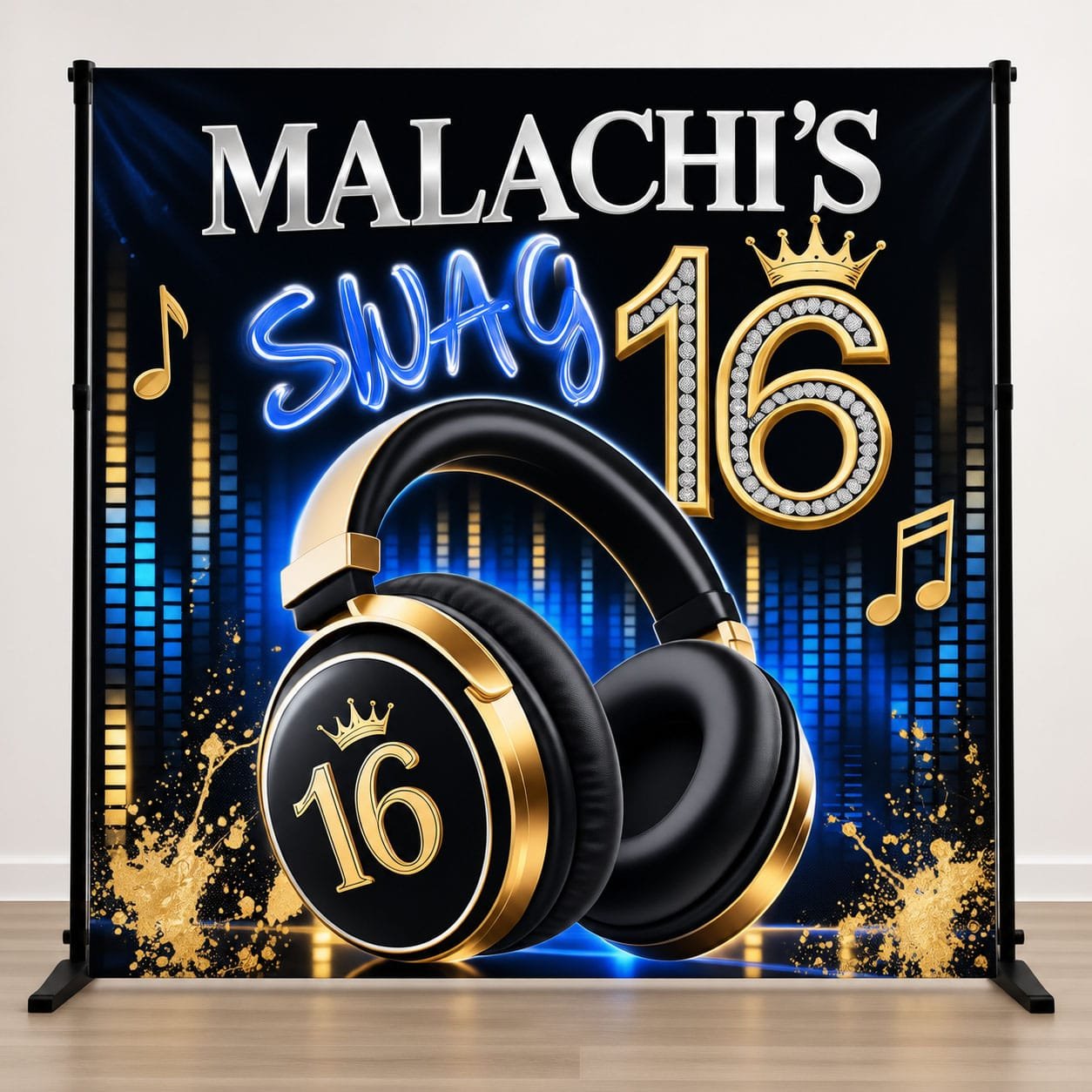 Beats Music Swag 16 Backdrop