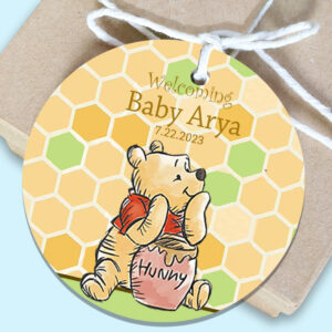 Winnie The Pooh Favor Gift Tags