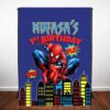 Spiderman Backdrop The brat shack
