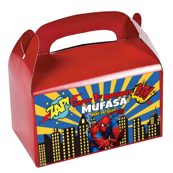 Spiderman Treat Box The Brat Shack