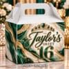 chic marble sweet 16 gable box