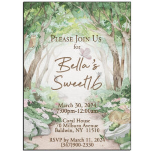 enchanted forest invite thee brat shack