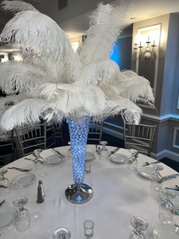 The Brat Shack Feather Centerpiece