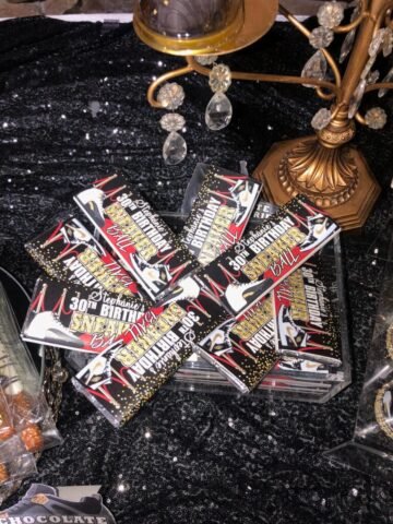 Sneaker chocolate bars the brat shack